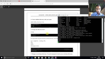 Unix  and Linux Lab Exercise 1