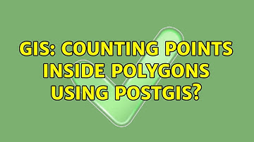 GIS: Counting points inside polygons using PostGIS?