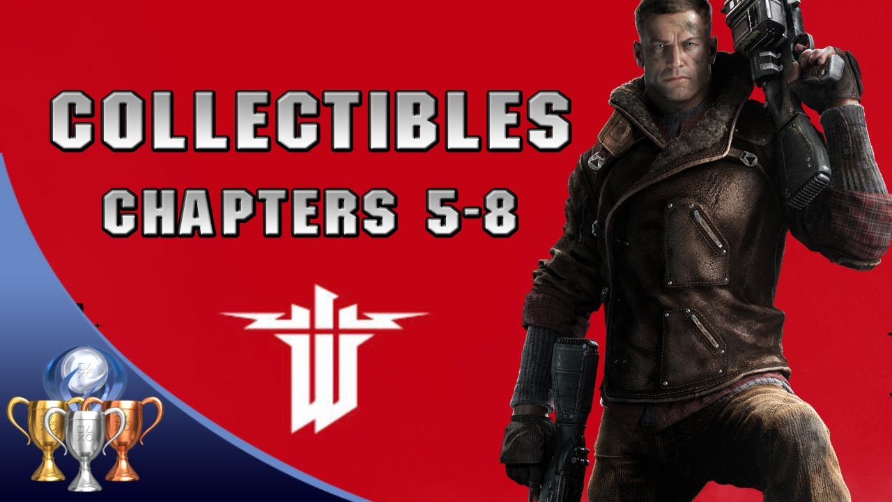 Wolfenstein The New Order - Chapter 14 All Collectible Locations (Gold  Items, Enigma Codes, Letters) 