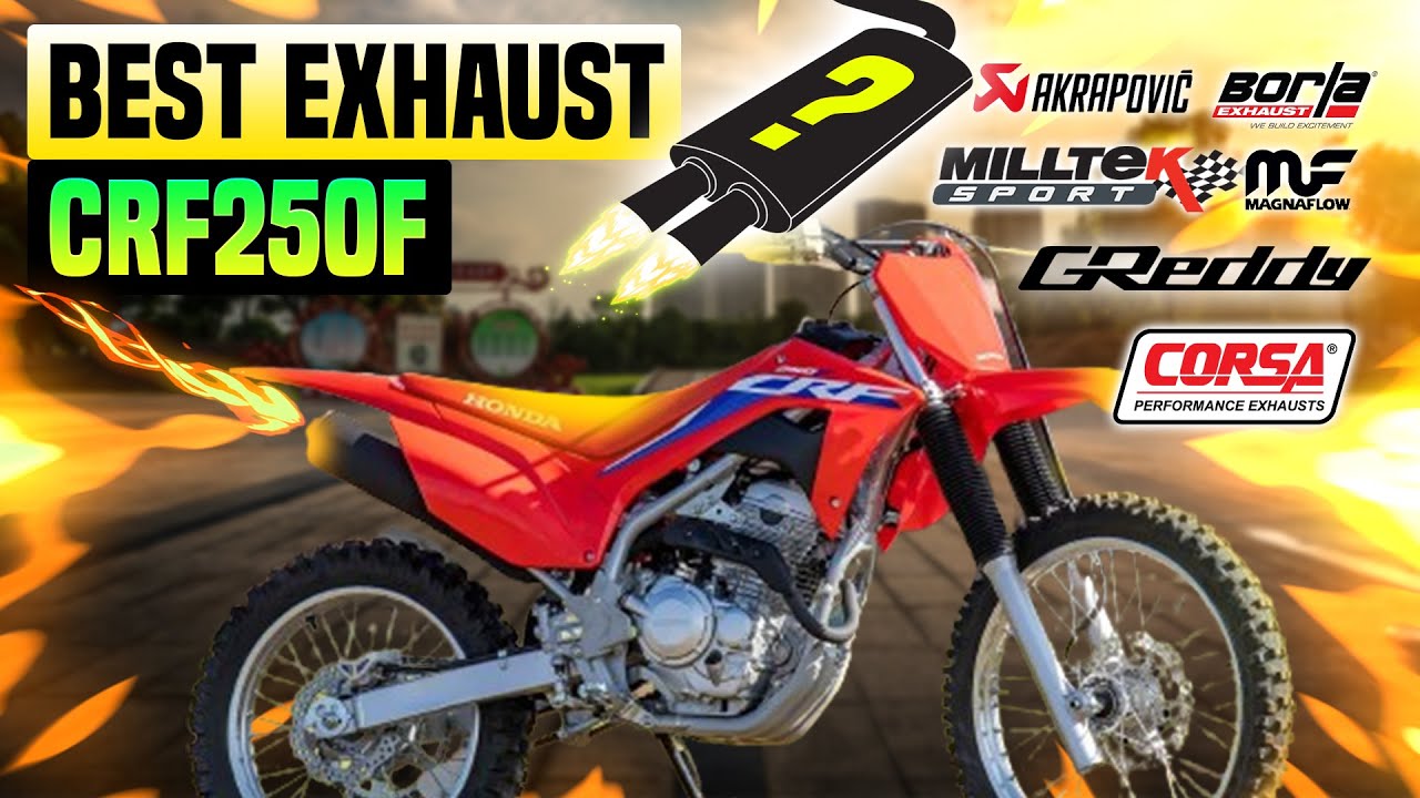 Honda CRF250F Exhaust Sound 🔥 Upgrade,Yoshimura,FMF,Pro Circuit,Review