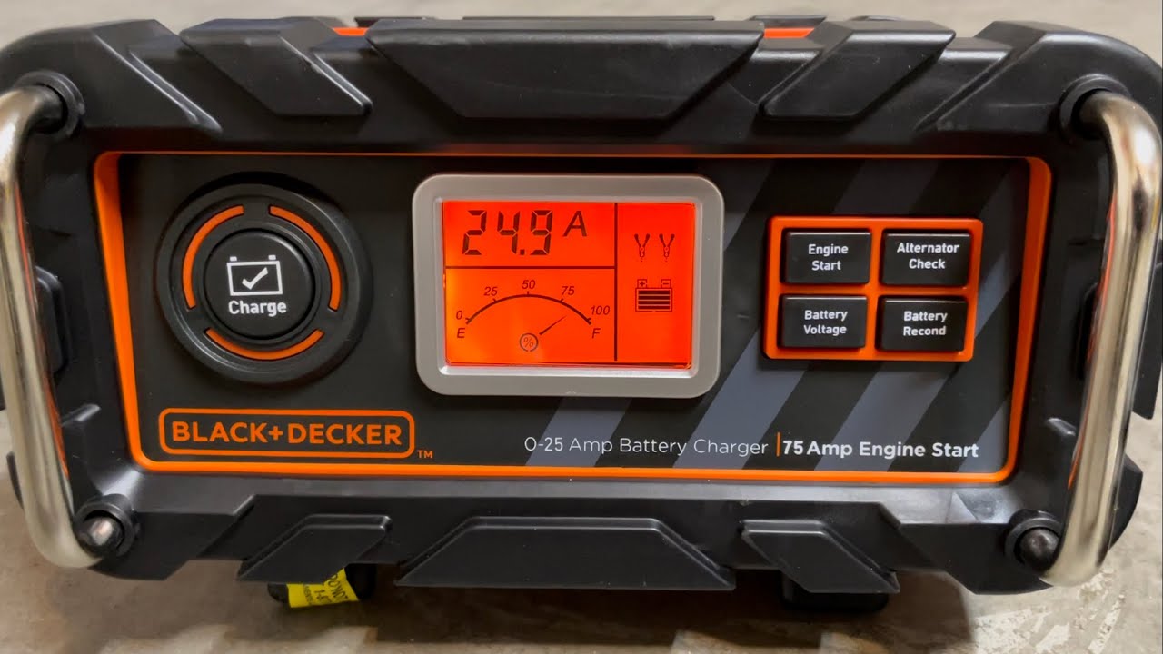 Black & Decker BC15BD 15 Amp Bench Battery Charger with 40 Amp Engine Start