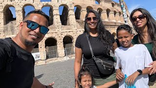 VISITING THE COLOSSEUM /FONTANA DI TREVI  IN ROME #family #vacation2024 #rome #italy #grateful