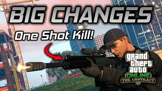 BIG CHANGES In GTA Online The Contract Update (Heavy Sniper 1 SHOT, Reputation Overhaul, and More)