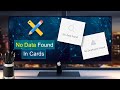 Handling No Data Found In Cards