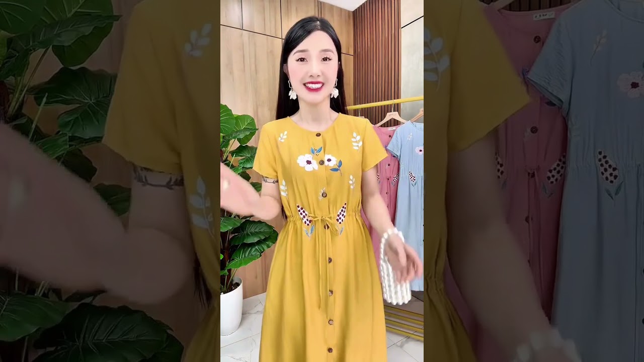 V645 GỌI 0868662126 Cách mặc đầm giúp bạn gọn eo thần kỳ và luôn hợp mốt 