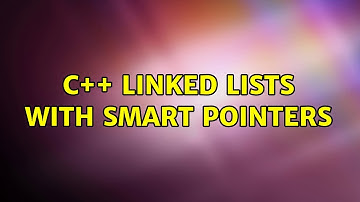 C++ linked lists with smart pointers