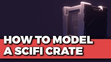 How to 3D Model a Scifi Crate Design No. 2 | Hardsurface [018]