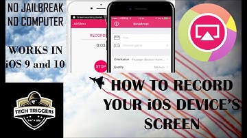 Record any iOS device screen | WORKING IN iOS 9 and 10
