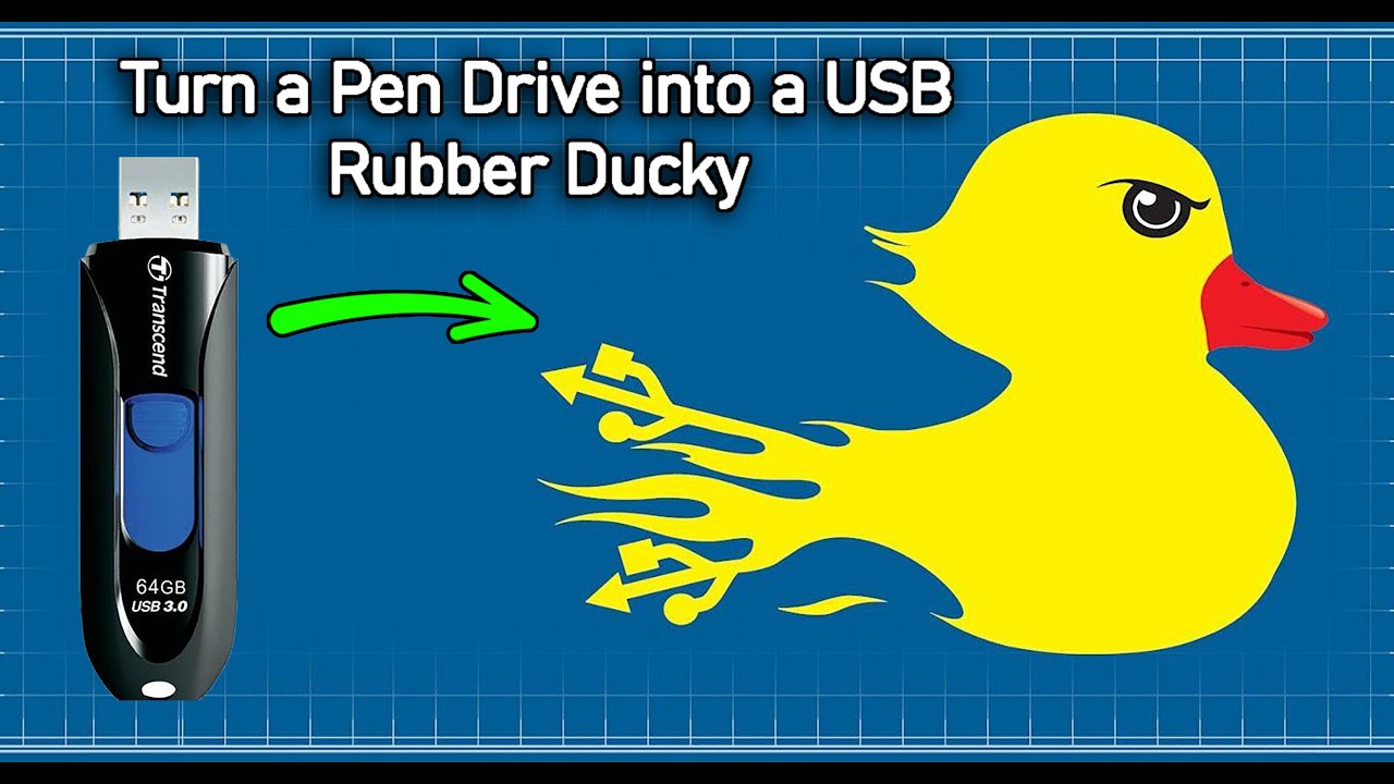 Turn a Pen Drive a USB Rubber Ducky || How to use drive as an bad USB - YouTube