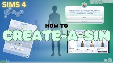 SIMS 4 TUTORIAL | HOW TO CREATE A SIM | BEGINNER