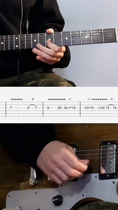 Demon Slayer OP 1| #Guitar #TAB #demonslayer #shorts