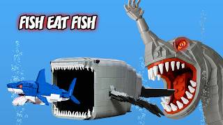 The BLOOP Eat Fish Caught On Camera... Largest Sea Creatures Revealed Now Out Of Cursed LEGO