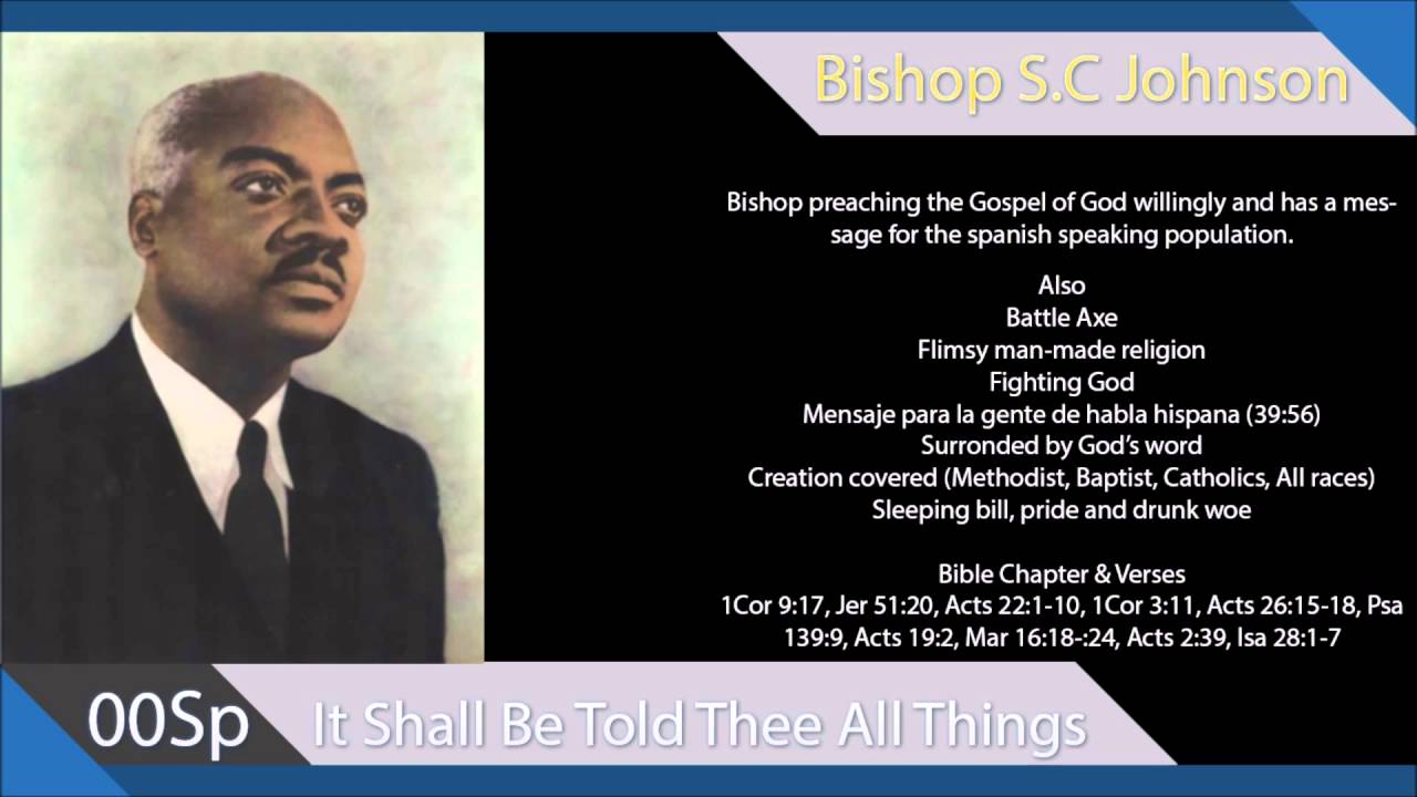00Sp It Shall Be Told Thee All Things (Espanol mensaje incluido)