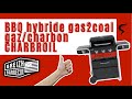 Le barbecue hybride gazcharbon  gastocoal