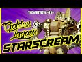 Golden Lagoon Starscream: Thew's Awesome Transformers Reviews #230