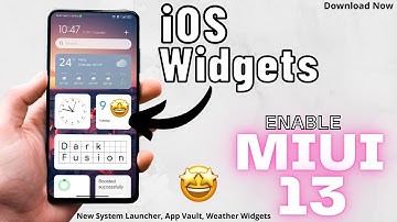 MIUI 13 Widgets Working on MIUI 12 and 12.5 Install Now 😍😍 || iOS Widgets Copy ?? || Watch Now 🔥🔥🔥