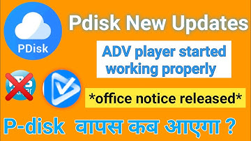 Pdisk Latest updates | Official Notice Released From Pdisk | Coming Back Soon ❣️