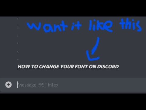 How to change your font on discord - YouTube
