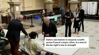 Mayoral runoffs begin in France, testing far right's rise