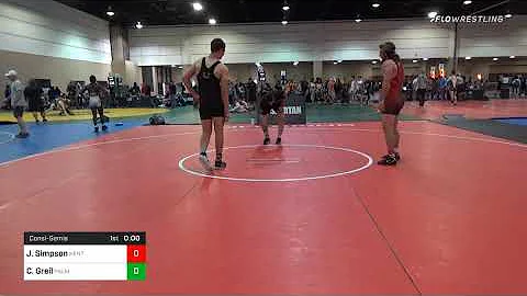195 Lbs Consolation - Jerry Simpson, Kentucky Vs C...
