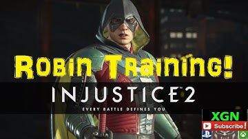 Injustice 2 Robin Training Tutorial, gameplay playthrough on PS4