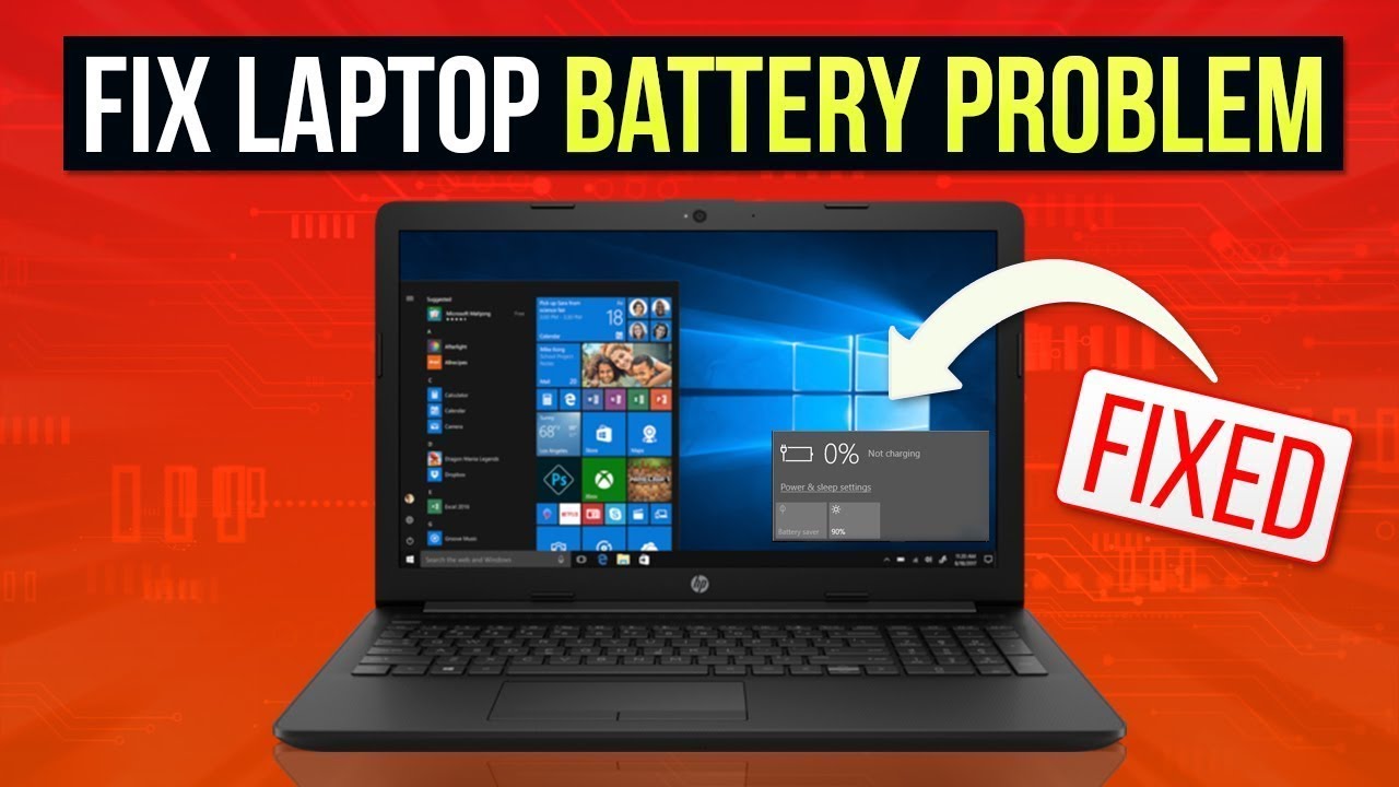 Onbeleefd ziek ego How to Fix Battery Not Charging in laptop | Plugged in But not Charge 2022  - YouTube