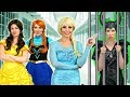 LOCKED UP. Elsa Sends Maleficent to Jail after She Steals. With Belle and Anna.