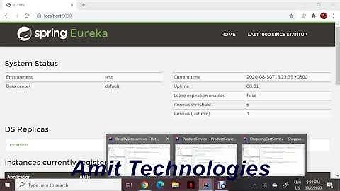 Part 4 -How microservices interact with each other in English #Live Coding By - Amit Goyal