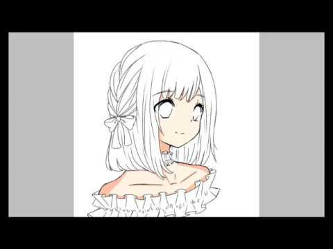 フリー線画塗ってみた デジタルイラスト Youtube