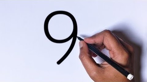 Easy Duck drawing from number 9 l How to draw Duck step by step l Duck drawing using the number 9.