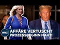 DONALD TRUMP: "Schweigegeld an Pornodarstellerin vertuscht!" Ex-Präsident vor Gericht in New York!