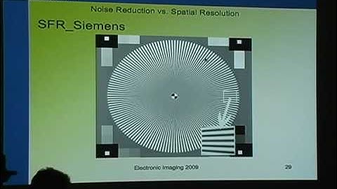 Measuring Noise and the Influence of  Noise Reduction on Resolution