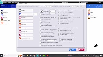 Configuración Módulo Facturación – Seleccionar Cliente, Vendedor y Almacén