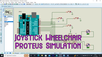 Joystick Controlled Wheelchair Proteus v8.11 Simulation | Voice Wheelchair Proteus Simulation