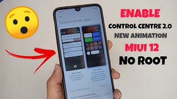 ENABLE MIUI 12.5 Control Centre 2.0 For Any Redmi & Poco Device 🔥🔥