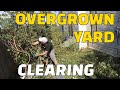Clearing the Overgrown Yard - Part 1 - TirolerInn the Renovation