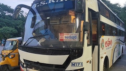 Hyderabad to Vijayawada Bus Journey || TGSRTC Lahari Non AC Seater cum Sleeper || #hyderabad 🚍
