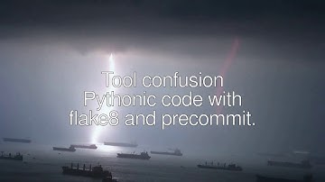 Tool Confusion - Pythonic code with flake8, tox and precommit