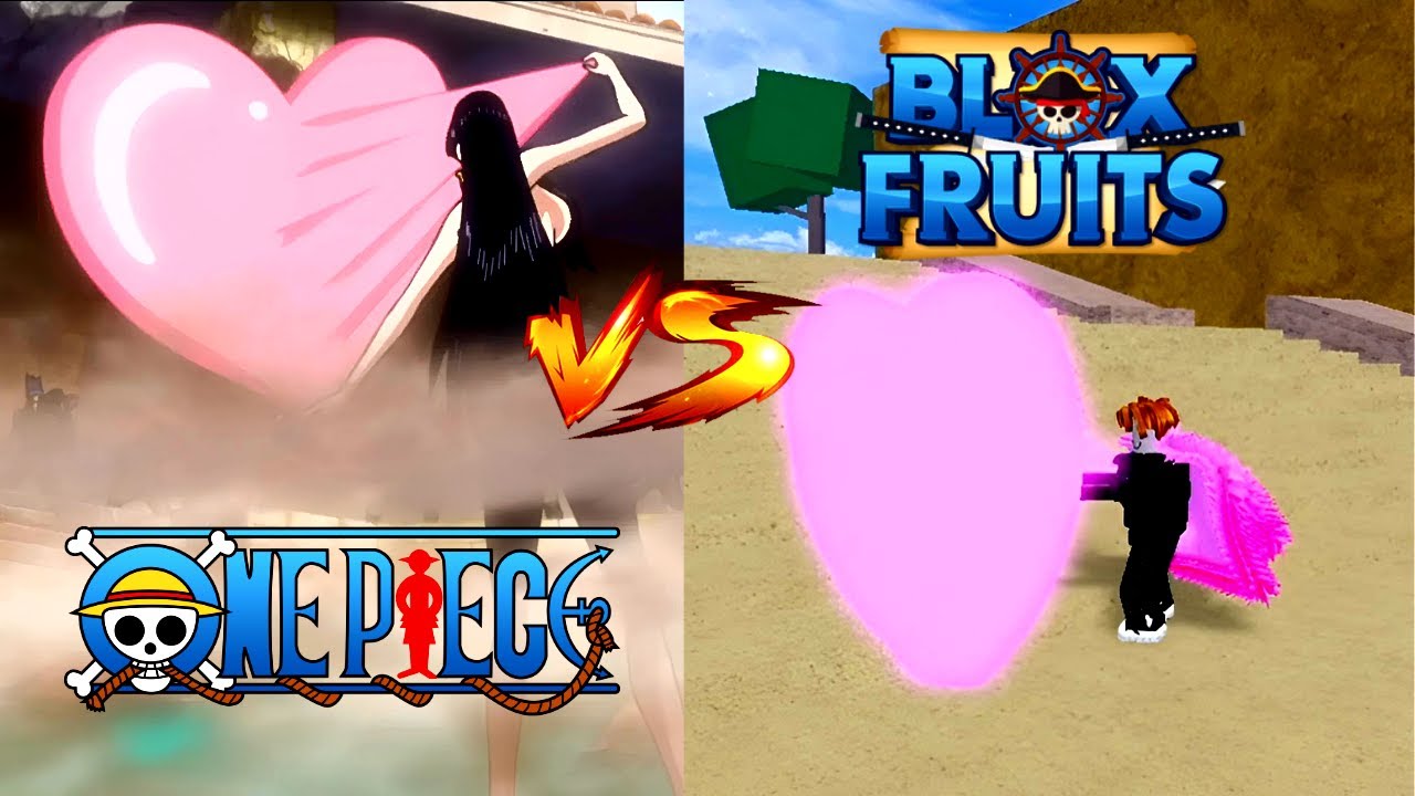 Blox Fruit Vs One Piece Love Fruit (Mero Mero No Mi) All Skills