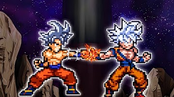 Goku MUI DBFZ V4 OP (New) VS Goku DBS V3.5 OP (all form) in Jump Force Mugen