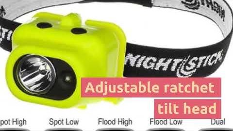 Intrinsically Safe Headlamp NightStick XPP 5454G