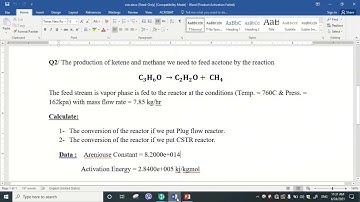 Aspen Hysys Grade 5 CSTR Reactor