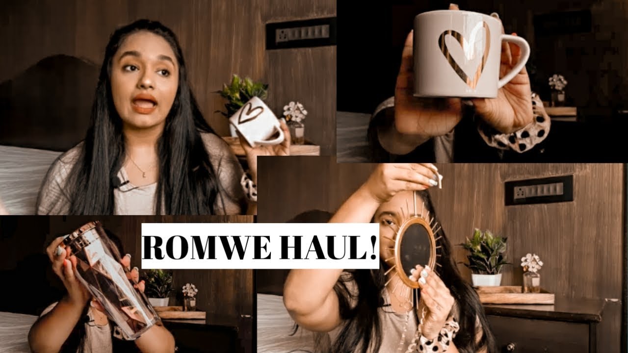 ROMWE HAUL 2019 | Home decor haul