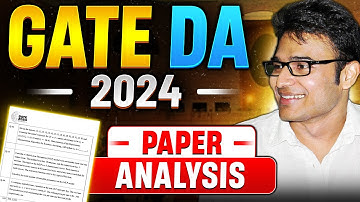 GATE DA 2024 Paper Analysis | GATE 2024 | Ravindrababu Ravula