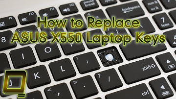 How to Replace ASUS X550 Laptop Keys