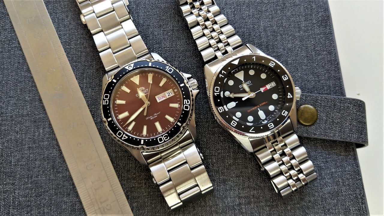 Seiko SKX vs Orient Kamasu - YouTube