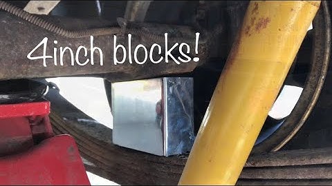 Lowering Blocks 96-01 S10 (Works For Most Trucks) Quick An Easy Tutorial￼