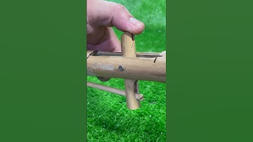 Handmade a Simple trigger mechanism # Craft idea # DIY # Bamboo creative # Unique