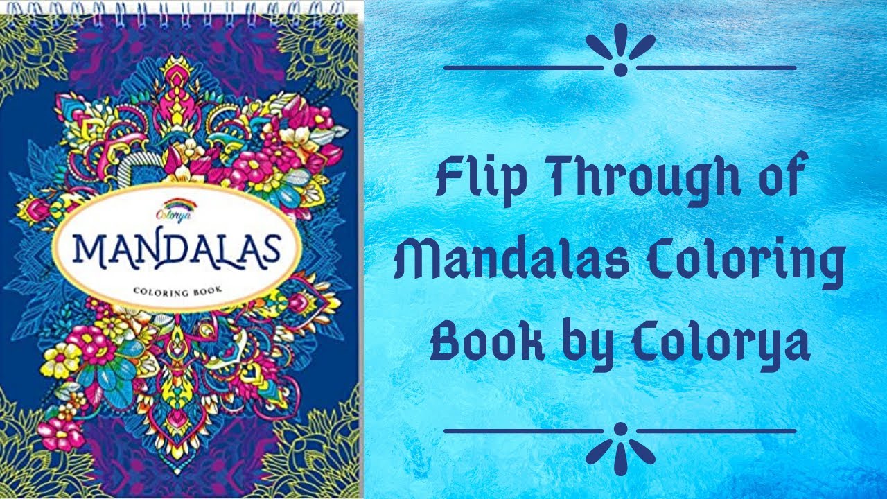 Flip through of Colorya's New Adult Colouring Book, Colouring