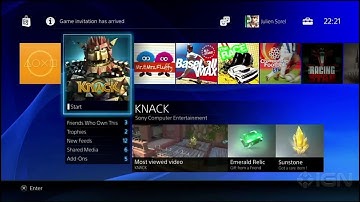 PlayStation 4 Interface Demo